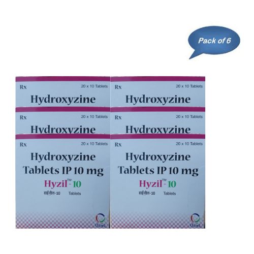 Oziel Hyzil-10 Mg 10 Tablets (Pack Of 6)