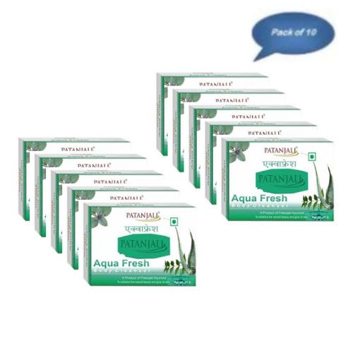 Patanjali Aqua Fresh Soap 75 Gm(Pack of 10)