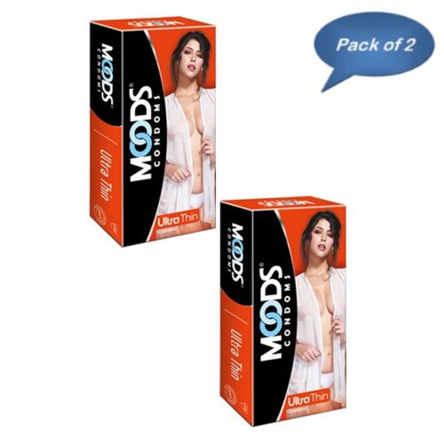 Hll Lifecare Moods Ultrathin Condoms 10 Pcs Pack of 2)