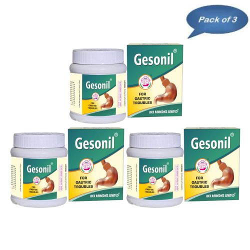 Rex Remedies Gasonil 100 Tablets (Pack of 3)