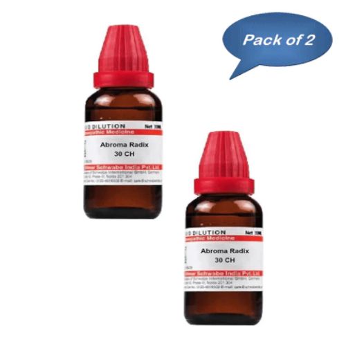 Dr. Willmar Schwabe India Abroma Radix 30 ml (Pack of 2)