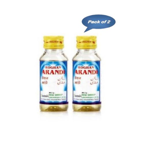 New Shama Rogan Arandi Oil 60 Ml (Pack of 2)