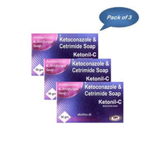 Opi Group Ketonil-C Soap 50 Gm - Pack of 3 | Ayurvedic Anti-Fungal, Anti-Bacterial Medicated Daily Bathing Soap