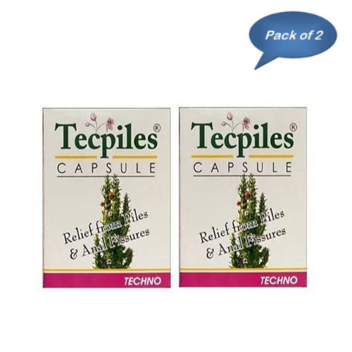 Technopharm Pvt Ltd Tecpiles 10 Capsules (Pac of 2)