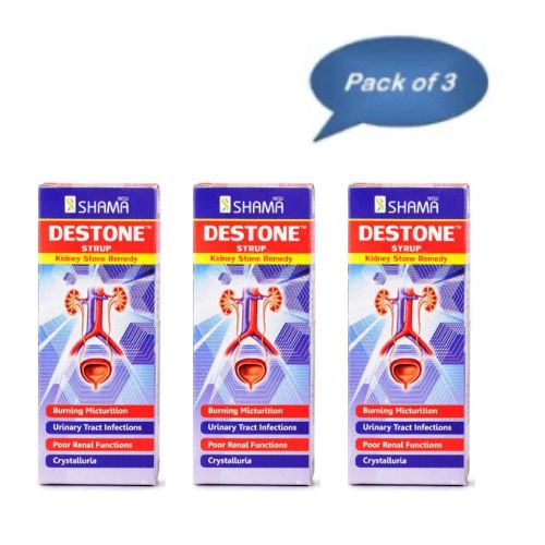 New Shama Destone Syrup  200 Ml (Pack of 3)