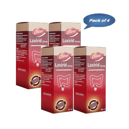 Dabur Laxirid Syrup 200 Ml (Pack of 4)