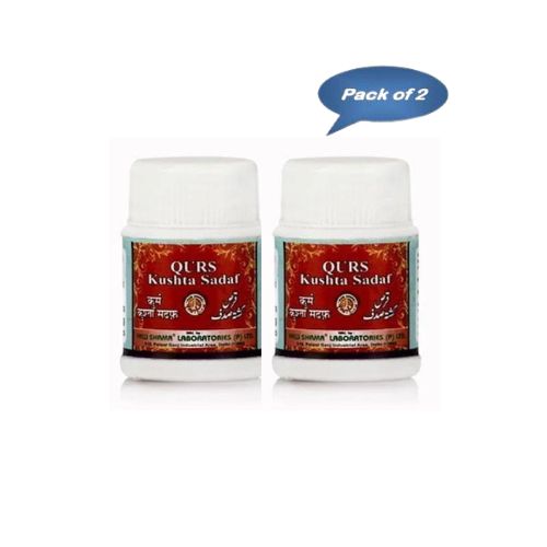 New Shama Qurs Kushta Sadaf 60 Tablets (Pack of 2)