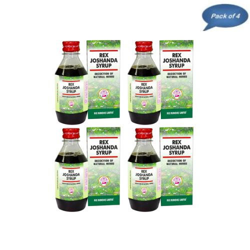 Rex Remedies Joshanda Syrup 100 Ml(Pack of 4)