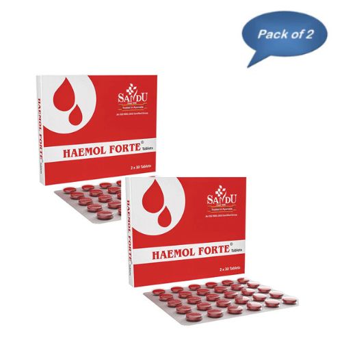 Sandu Pharmaceuticals Haemol Forte 30 Tablets (Pack of 2)