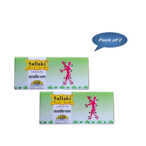 Gufic Biosciences Ltd Sallaki Plus 10 Tablets (Pack Of 2)