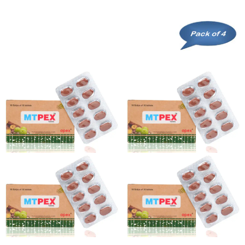 Apex Laboratories Mtpex 10 Tablets (Pack Of 4)