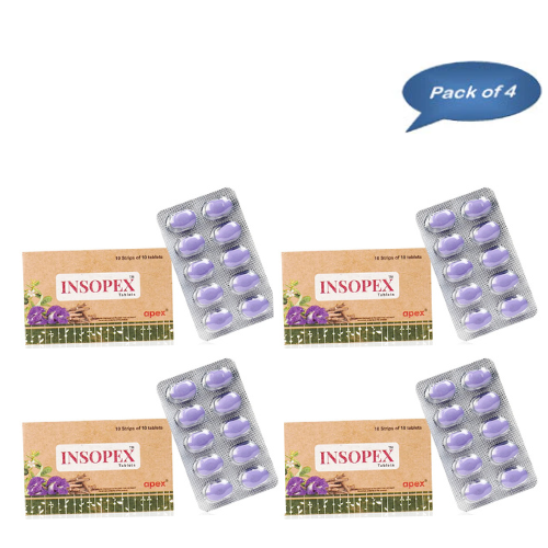 Apex Laboratories Insopex 10 Tablets (Pack Of 4)