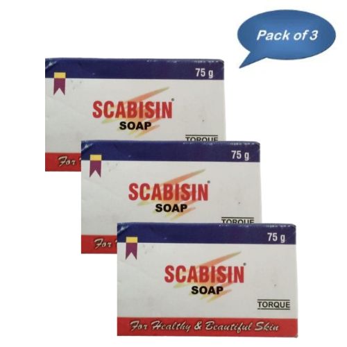 Torque Ayurveda Scabisin Soap 75 Gm (Pack Of 3)