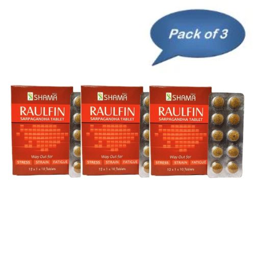 New Shama Raulfin 10 Tablets(Pack Of 3)