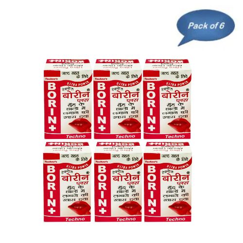 Technopharm Pvt Ltd Borin + 10 Gm (Pack of 6)
