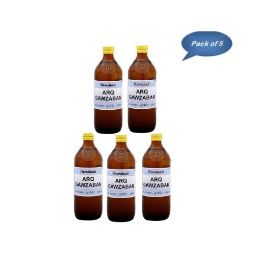 Hamdard Arq Gawzaban 500 Ml (Pack of 5)
