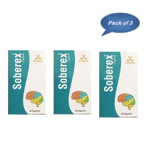 Virgo Uap Soberex 30 Capsules (Pack of 3)