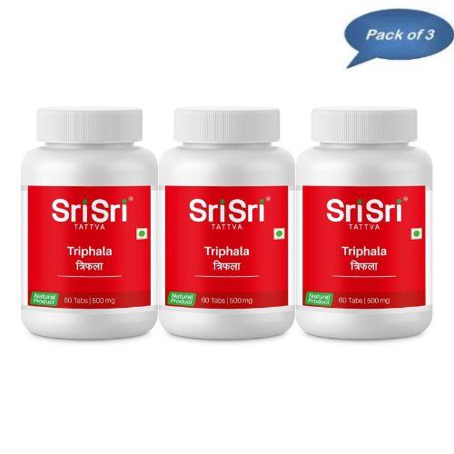 Sri Sri Tattva Triphala 60 Tablets(Pack of 3)
