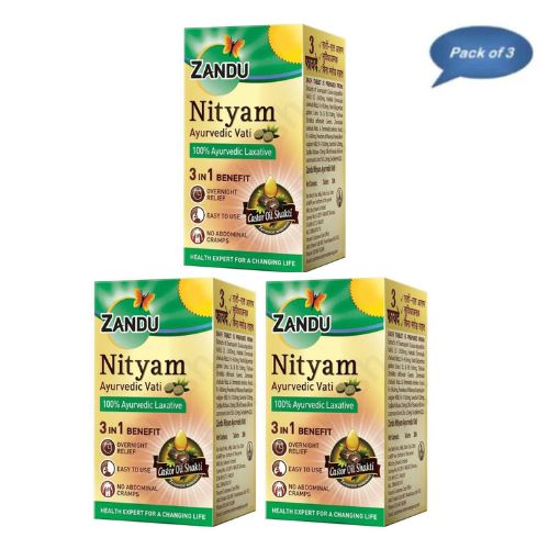 Zandu Nityam 30 Tablets (Pack of 3)