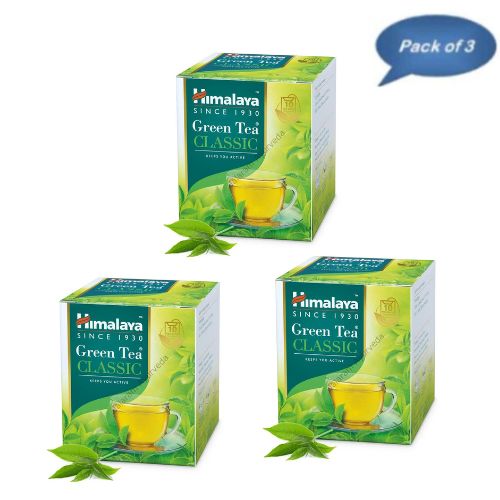 Himalaya Green Tea Lemon (2 Gm) 10 Bags ( Pack of 3 )