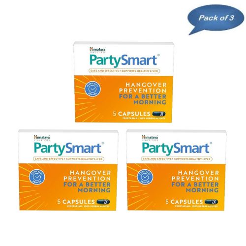 Himalaya Partysmart 5 Capsules (Pack of 3)