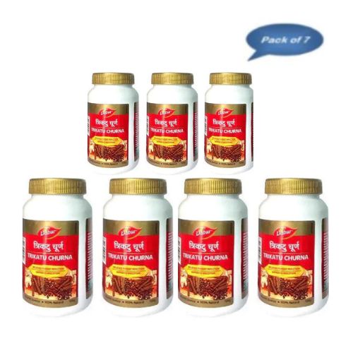 Dabur Trikatu Churna 100 Gm (Pack of 7)