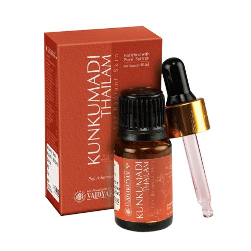 Vaidyaratnam Kunkumadi Thailam 10 Ml