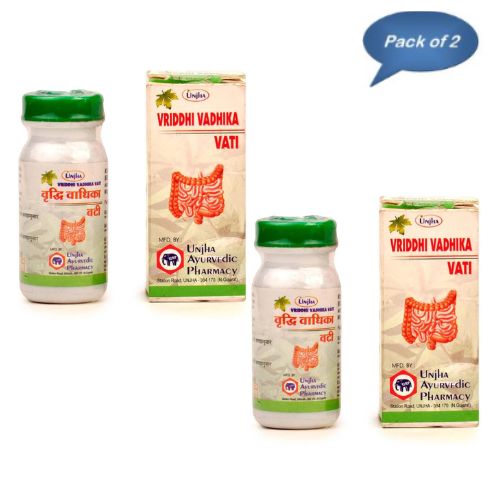 Unjha Ayurvedic Pharmacy Vriddhi Vadhika Vati 200 Tablets pack of 2