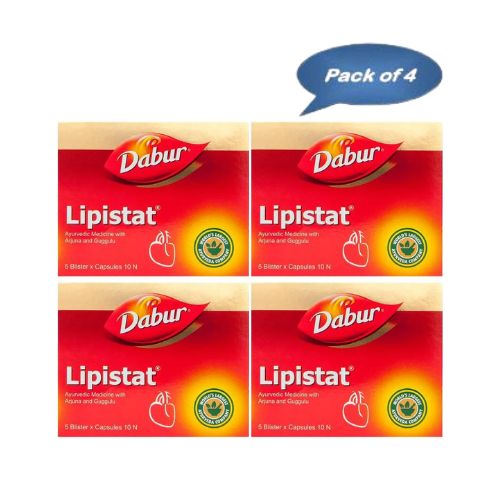 Dabur Lipistat 10 Capsules (Pack of 4)