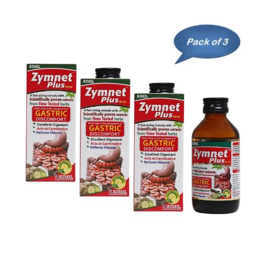 Aimil Zymnet Plus Syrup 100 Ml (Pack of 3)