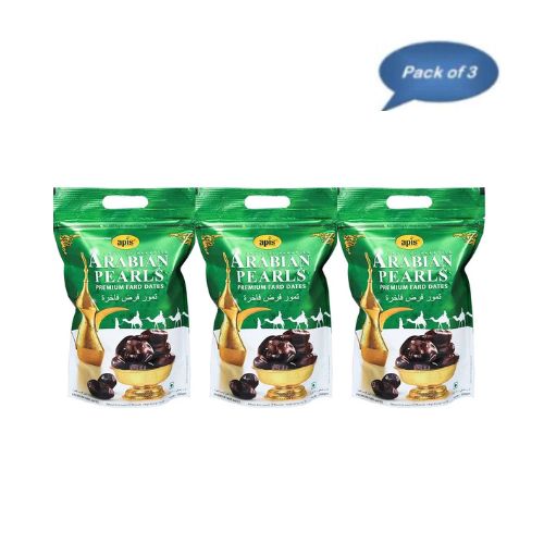 Apis India Arabian Pearlsn Premium Fard Dates  500 Gm(Pack of 3)