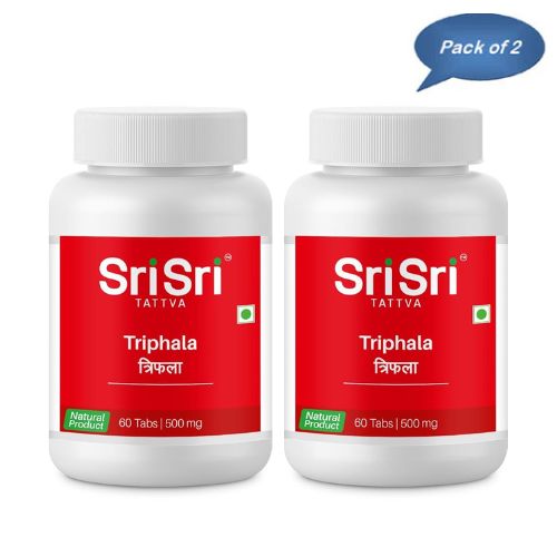 Sri Sri Tattva Triphala 60 Tablets (Pack of 2)
