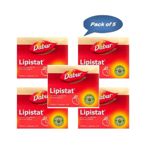 Dabur Lipistat 10 Capsules (Pack of 5)