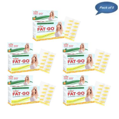 Jolly Pharma Fat-Go Slimming 60 Capsules(pack of 5)