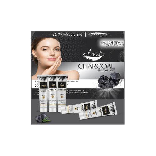 Alna Charcoal Facial Kit 75 Gm