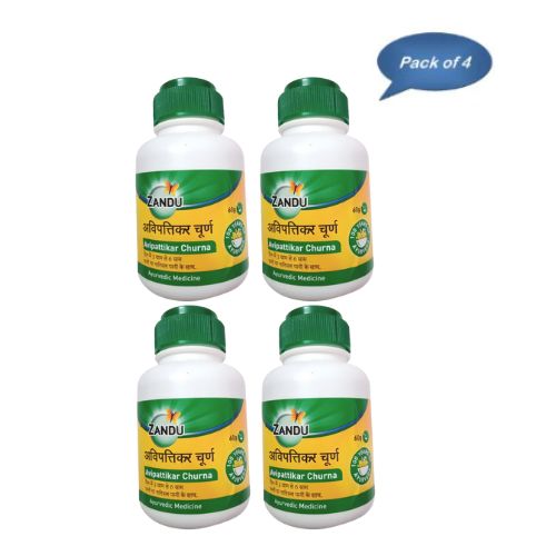 Zandu Avipattikar Churna 60 Gm (Pack Of 4)