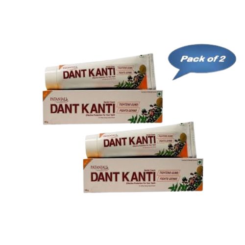 Patanjali Dant Kanti (Natural Toothpaste) 120 Gm (Pack of 2)