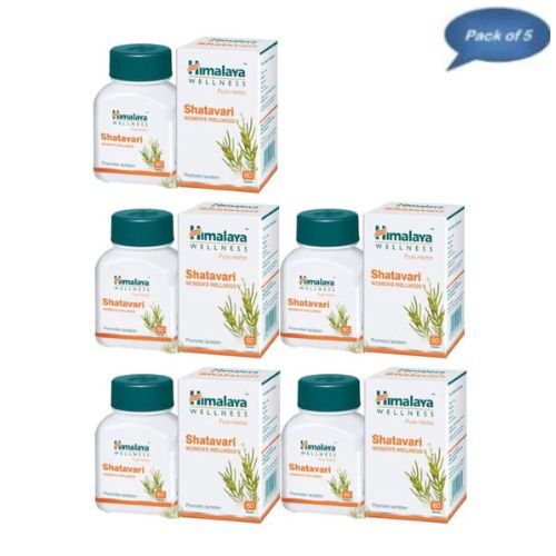Himalaya Shatavari 60 Tablets(Pack of 5)