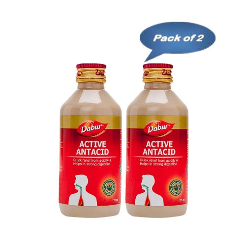 Dabur Active Antacid 170 Ml (Pack of 2)