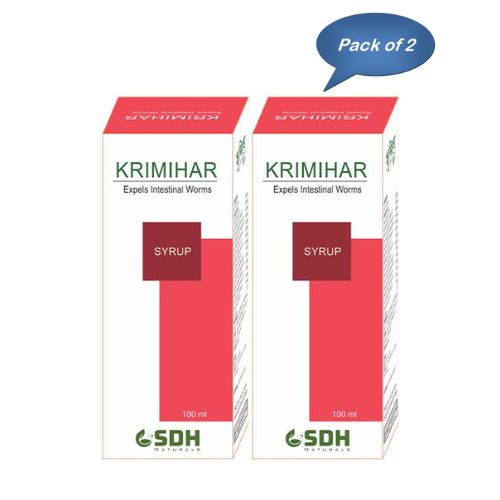 Shree Dhanwantri Herbals Krimihar Syrup 100 Ml (Pack Of 2)