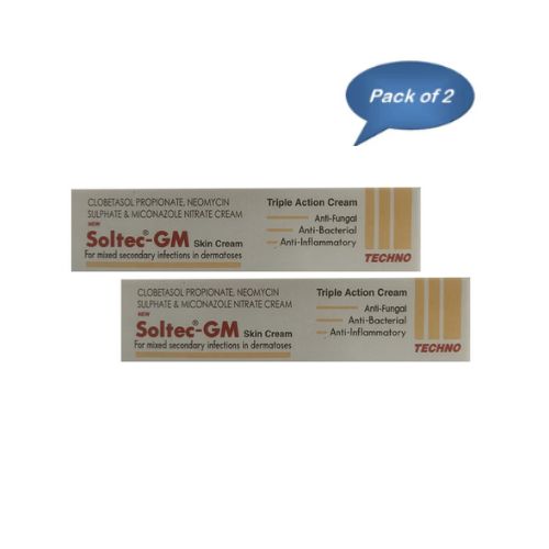 Technopharm Pvt Ltd Soltec-Gm (Skin Cream) 15 Gm (Pack Of 3) – Uniqrr ...