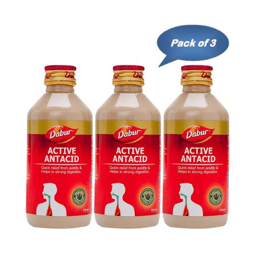 Dabur Active Antacid 170 Ml (Pack Of 3)