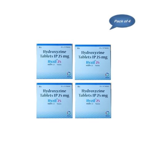 Oziel Hyzil-25 Mg 10 Tablets( Pack of 4)