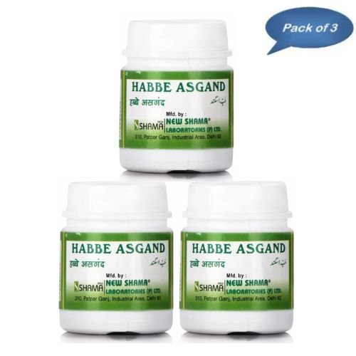 New Shama Habbe Asgand 50 Tablets (Pack of 3)