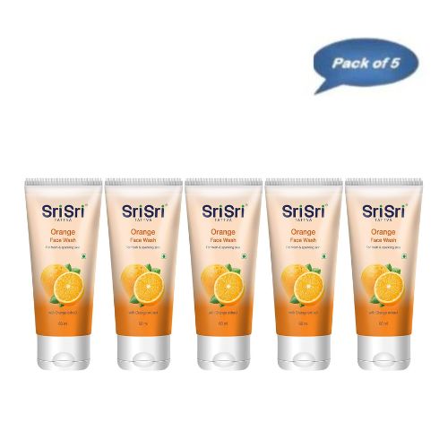 Sri Sri Tattva Orange Face Wash 60 Ml (Pack of 5)