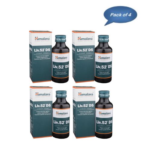 Himalaya Liv.52 Ds Syrup 100 Ml (Pack of 4)