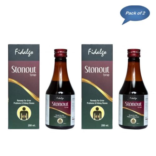 Fidalgo Stonout Syrup 200 Ml (Pack of 2)
