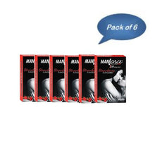 Mankind Manforce Wild Condoms Strawberry 3 Pcs - Pack of 6 | Best Value Bundle 18 Condoms
