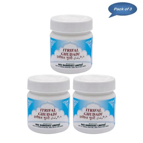 Rex Remedies Itrifal Ghudadi 125 Gm (Pack of 3)