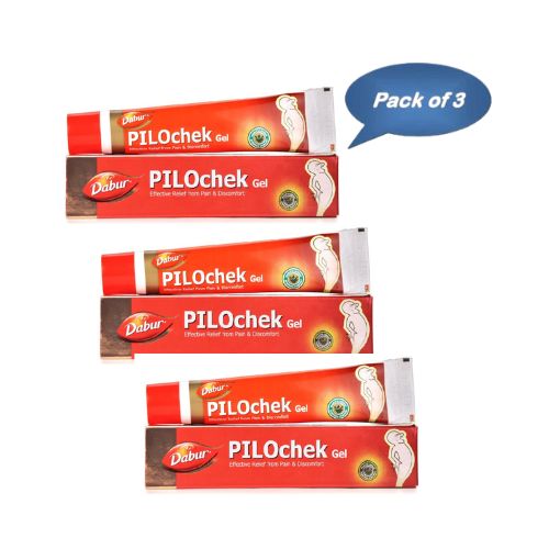 Dabur Pilochek Gel 30 Gm (Pack of 3)